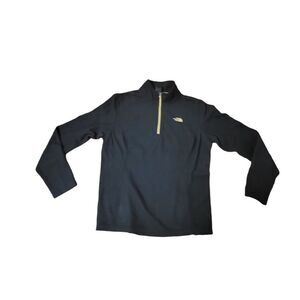 North Face Black Womens Large Fleece 1/4 Zip in good condition.